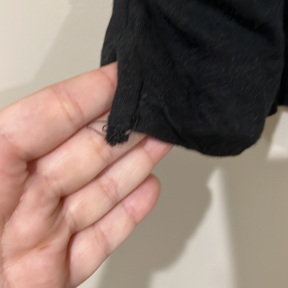 J.Crew Black Sleeveless Lace Trim Tank Top Size Small - Picture 3 of 8